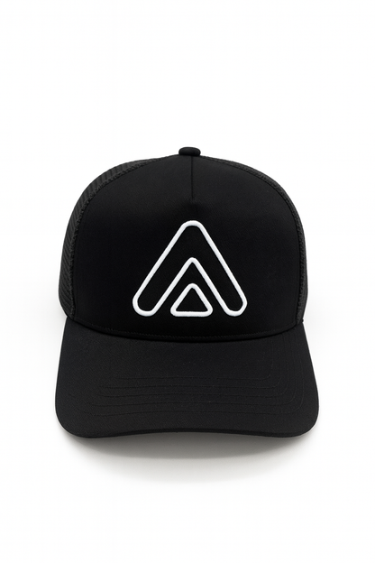 Black Novae Cap - White Outline